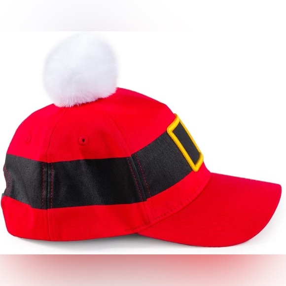 Tipsy Elves Santa Claus Faux Fur Baseball Cap - Unisex O/S - Red - NWOT - Picture 3 of 9